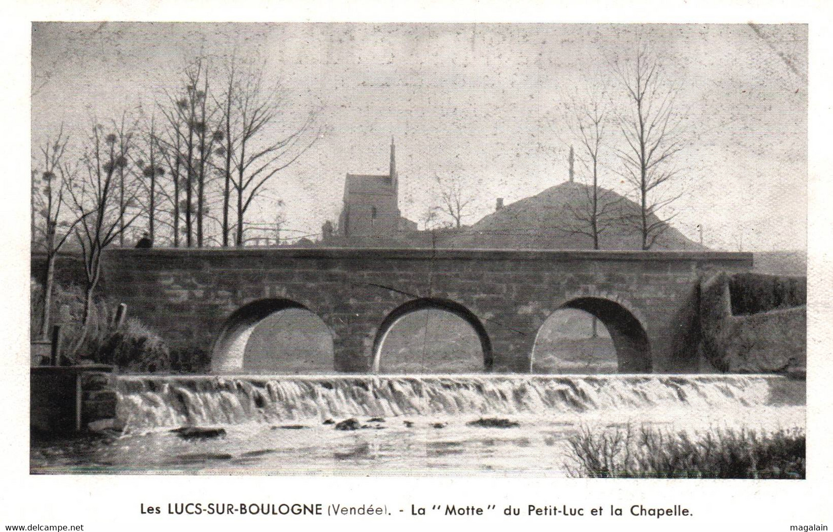 Les Lucs Sur Boulogne : La "motte" Du Petit Luc Et La Chapelle - Les Lucs Sur Boulogne