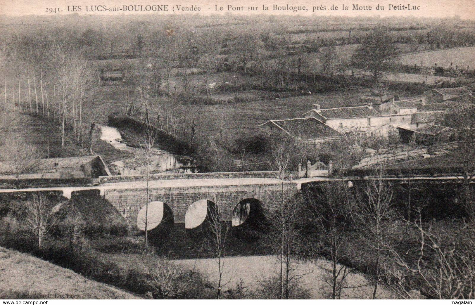Les Lucs Sur Boulogne : Le Pont Sur La Boulogne, Près De La Motte Du Petit Luc - Les Lucs Sur Boulogne