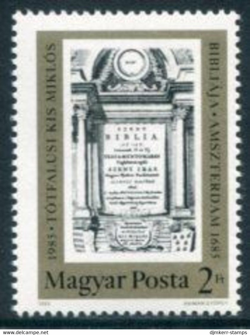 HUNGARY 1985 Tötfakusi Bible MNH / **  Michel 3748 - Unused Stamps