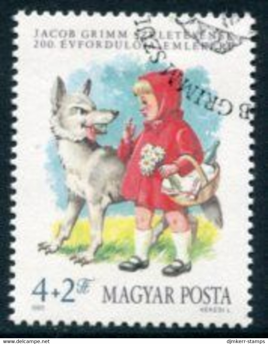 HUNGARY 1985 Youth Charity: Grimm Bicentenary Used  Michel 3746 - Usati