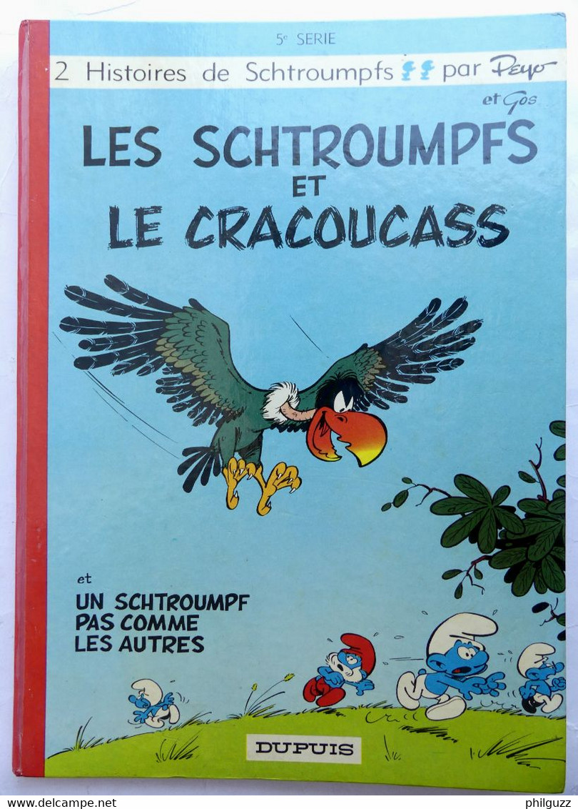 ALBUM BD  LES SCHTROUMPFS ET LE CRACOUCASS 5 DUPUIS PEYO 1969 - Schtroumpfs, Les