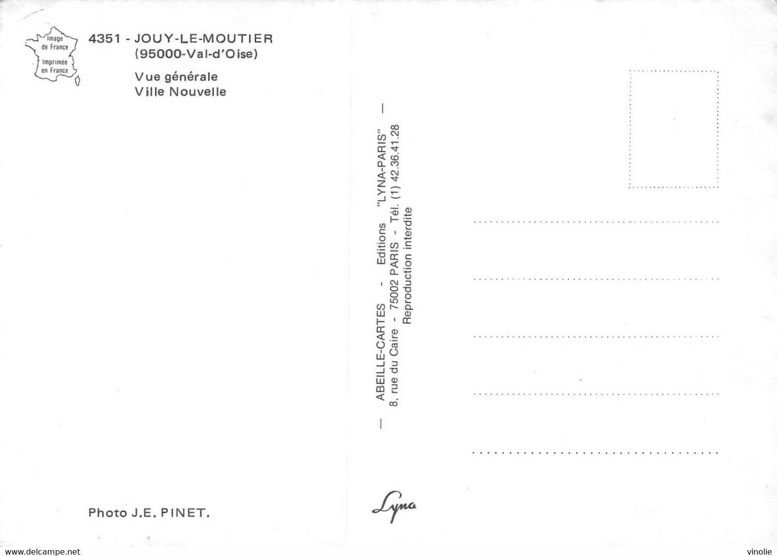 PIE.21-T.PL-1125 : JOUY-LE-MOUTIER. VUES MULTIPLES - Jouy Le Moutier