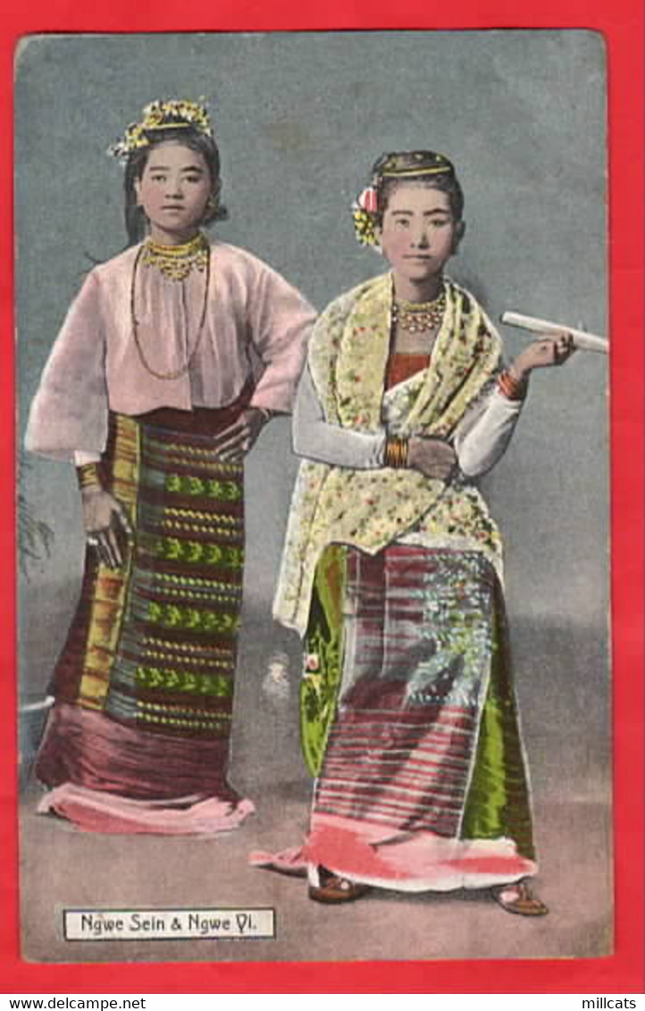 MYANMAR EX BURMA  NGWE SEIN + NGWE YI        ETHNIC - Myanmar (Burma)