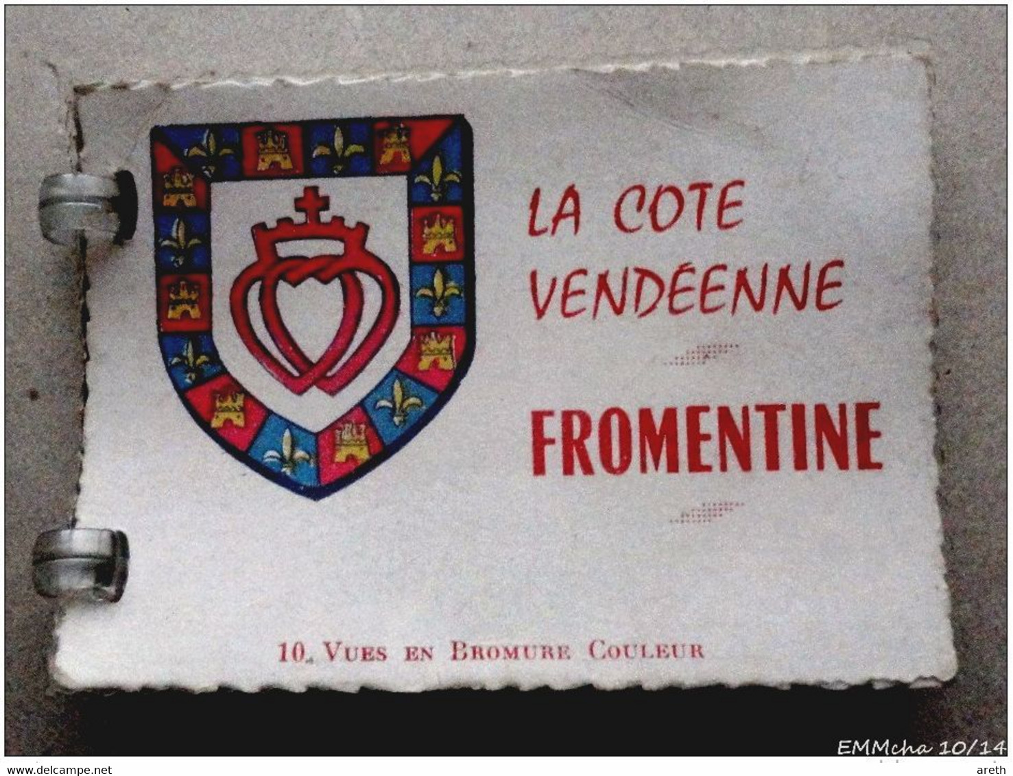 85 - Ancien Carnet  De 10 Vues  La Côte Vendéenne : FROMENTINE - Places