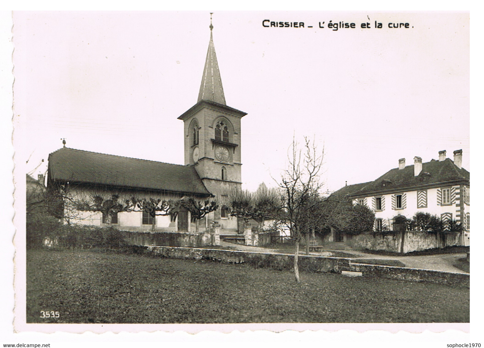 06- 2021 - SELECT - SUISSE - Canton De Vaud - CRISSIER - L'église Et La Cure - Crissier