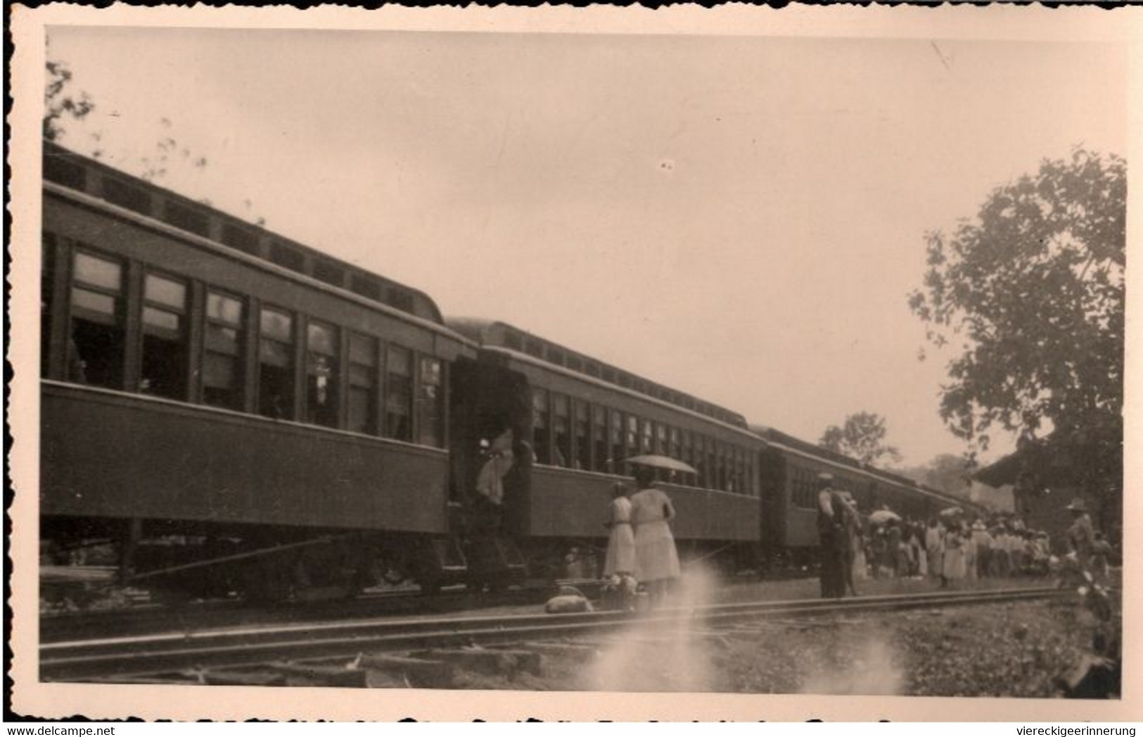 ! Photo Foto Ansichtskarte Ferrocarril, Estacion Palo Gordo, Venezuela, Eisenbahn - Trains