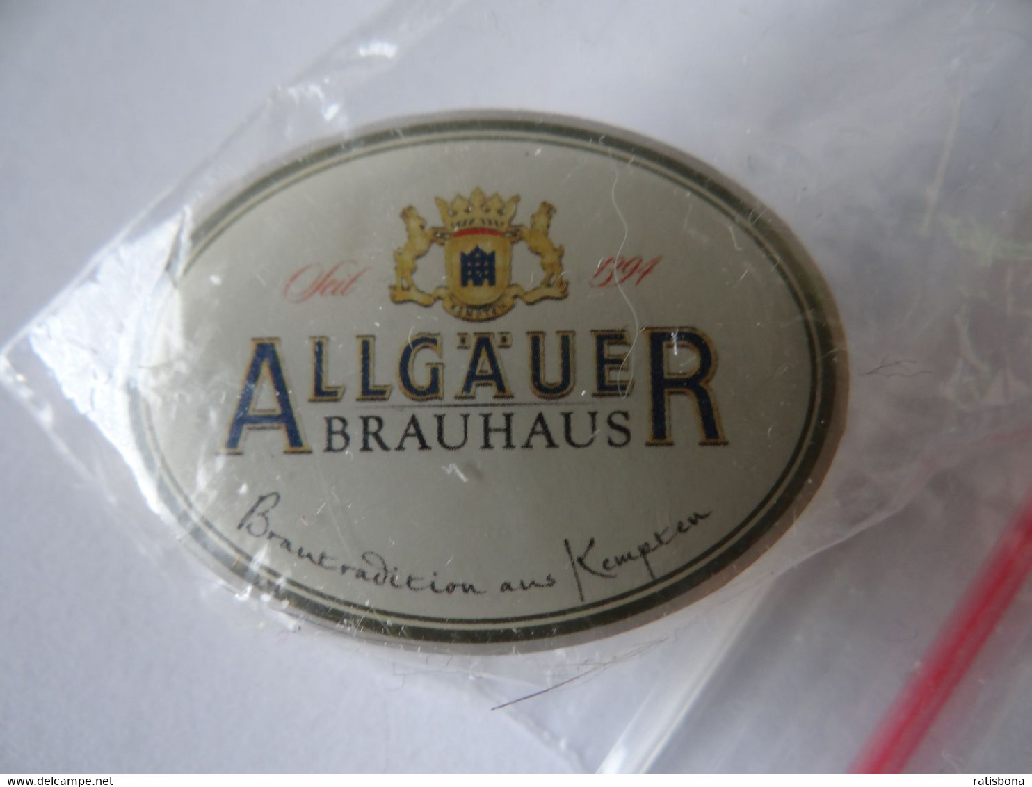 Bier-Pin: "Allgäuer" Allgäuer Brauhaus, Kempten, Bayern, OVP - Birra