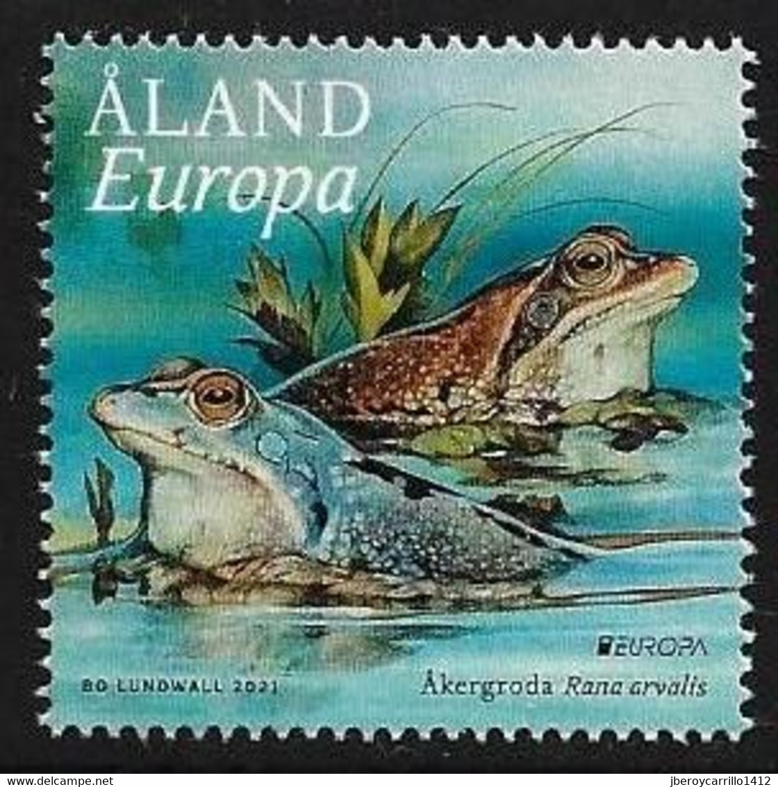 ALAND  ISLANDS  - EUROPA 2021-"ENDANGERED NATIONAL WILDLIFE"- SERIE De 1 V. - N - 2020