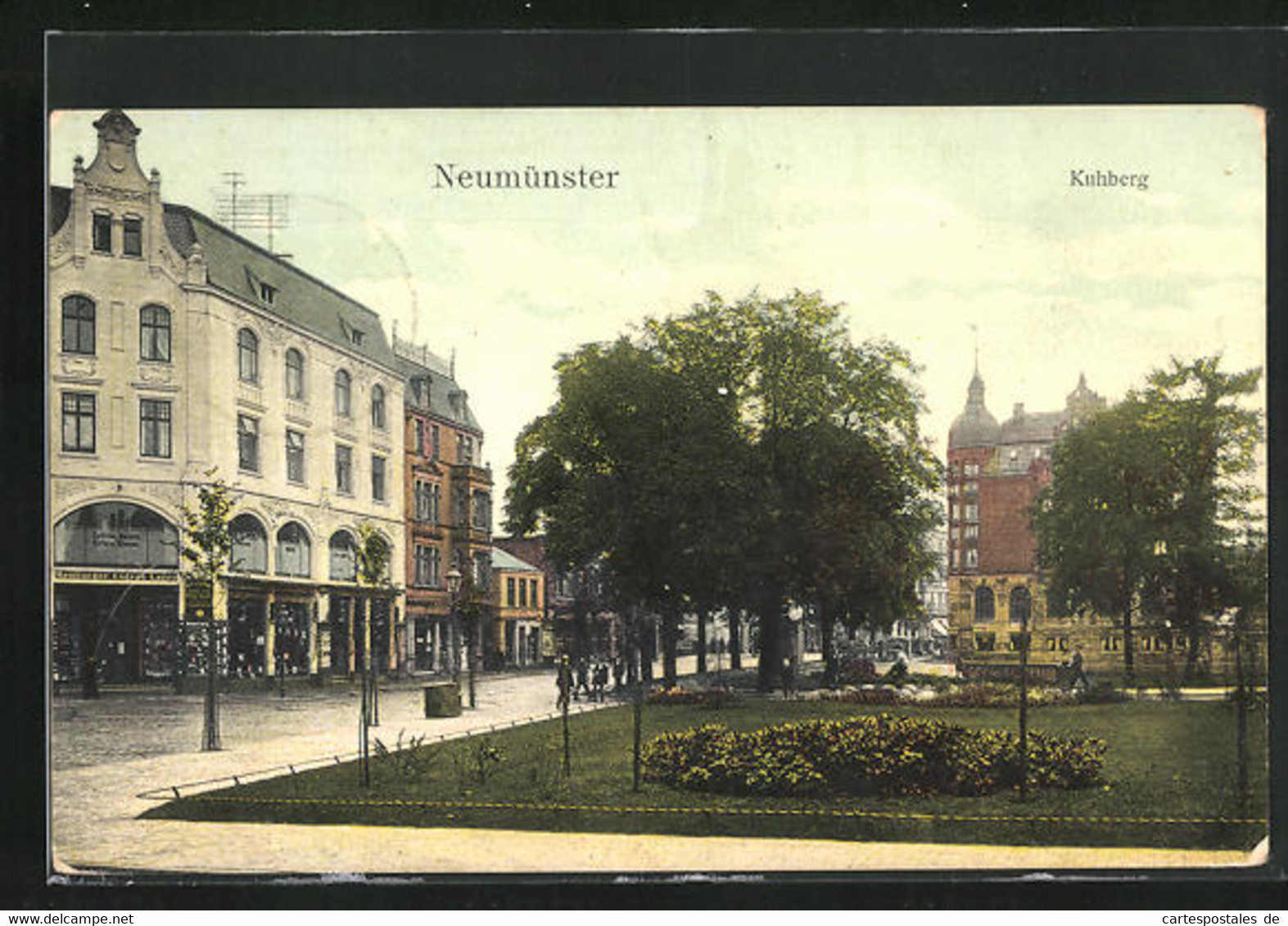 AK Neumünster, Blick Zum Kuhberg - Neumuenster