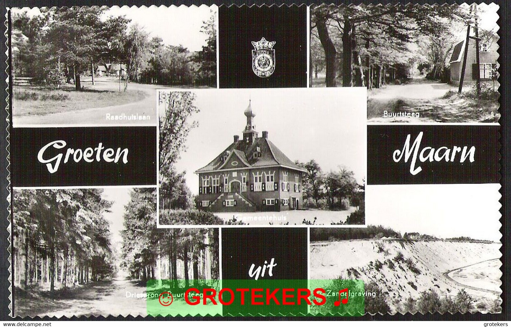 MAARN Groeten Uit 5-luik 1959 ? - Maarn