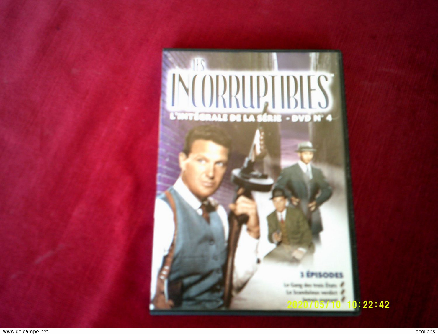 LES INCORRUPTIBLES   N° 4   3 EPISODE  °° LE GANGDES  TROIS  ETATS  / LE SCANDALEUX VERDICT  /  JAMAIS GAGNANT - Collections, Lots & Séries