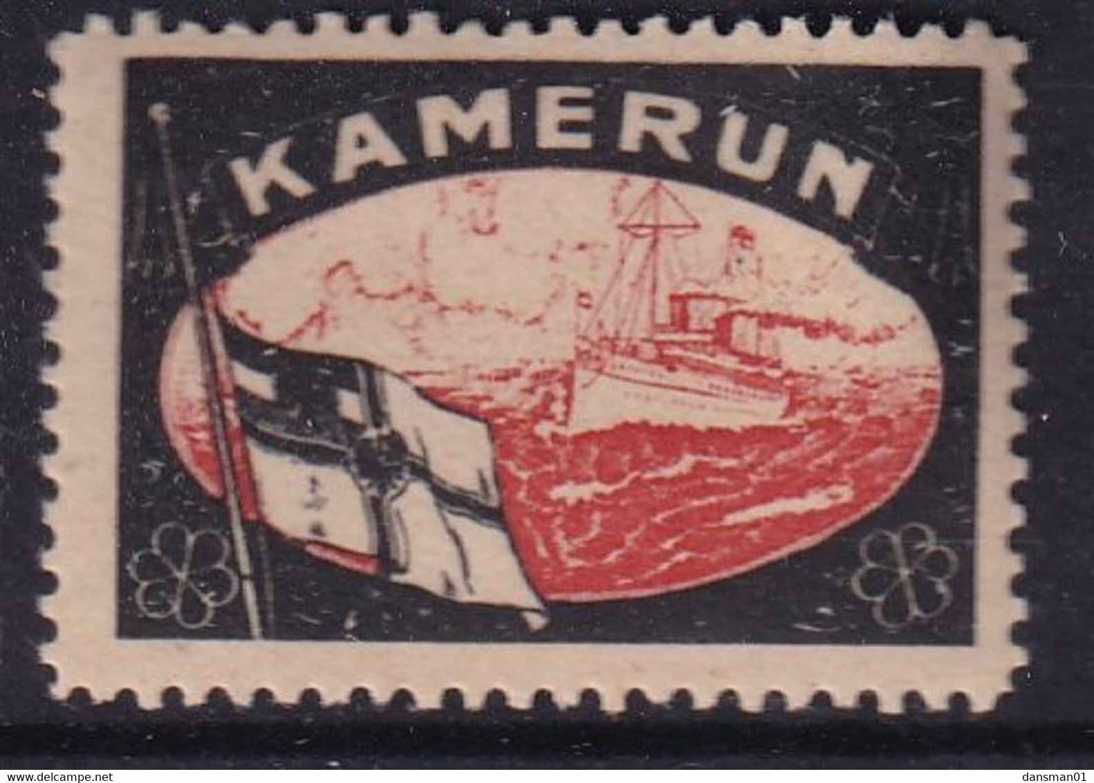 GERMANY 1920 Lost Territories Label Kamerun Mint Hinged - Cinderellas