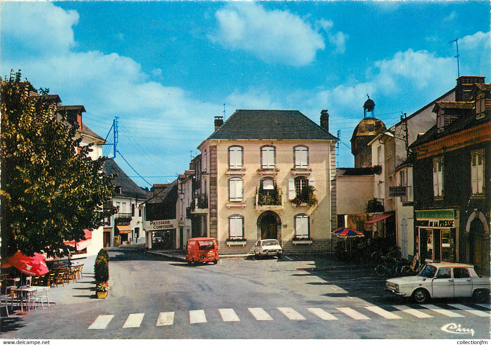 / CPSM FRANCE 64 "Pontacq, La Rue Principale" - Pontacq