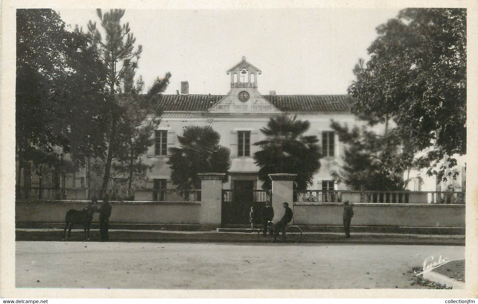 / CPSM FRANCE 40 "Villeneuve De Marsan, L'hôpital" - Villeneuve De Marsan