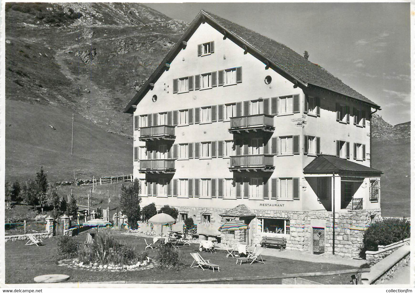 CPSM  SUISSE    "Hotel Locanda Grischuna, Bivio" - Bivio