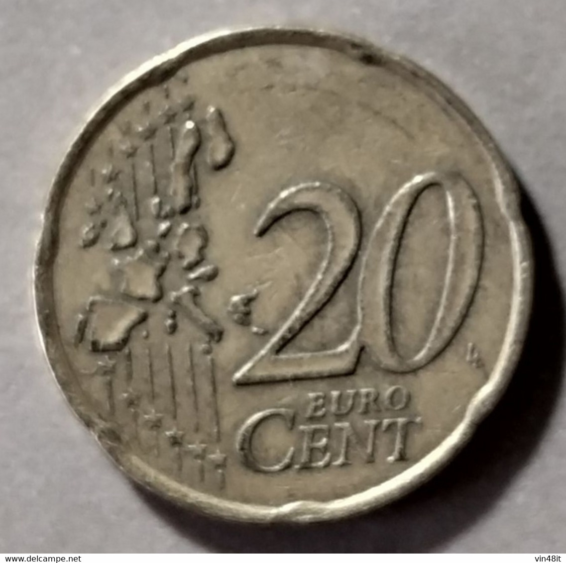 2001 - FRANCIA - MONETA IN EURO  - DEL VALORE DI  20 CENTESIMI  -  USATA - France