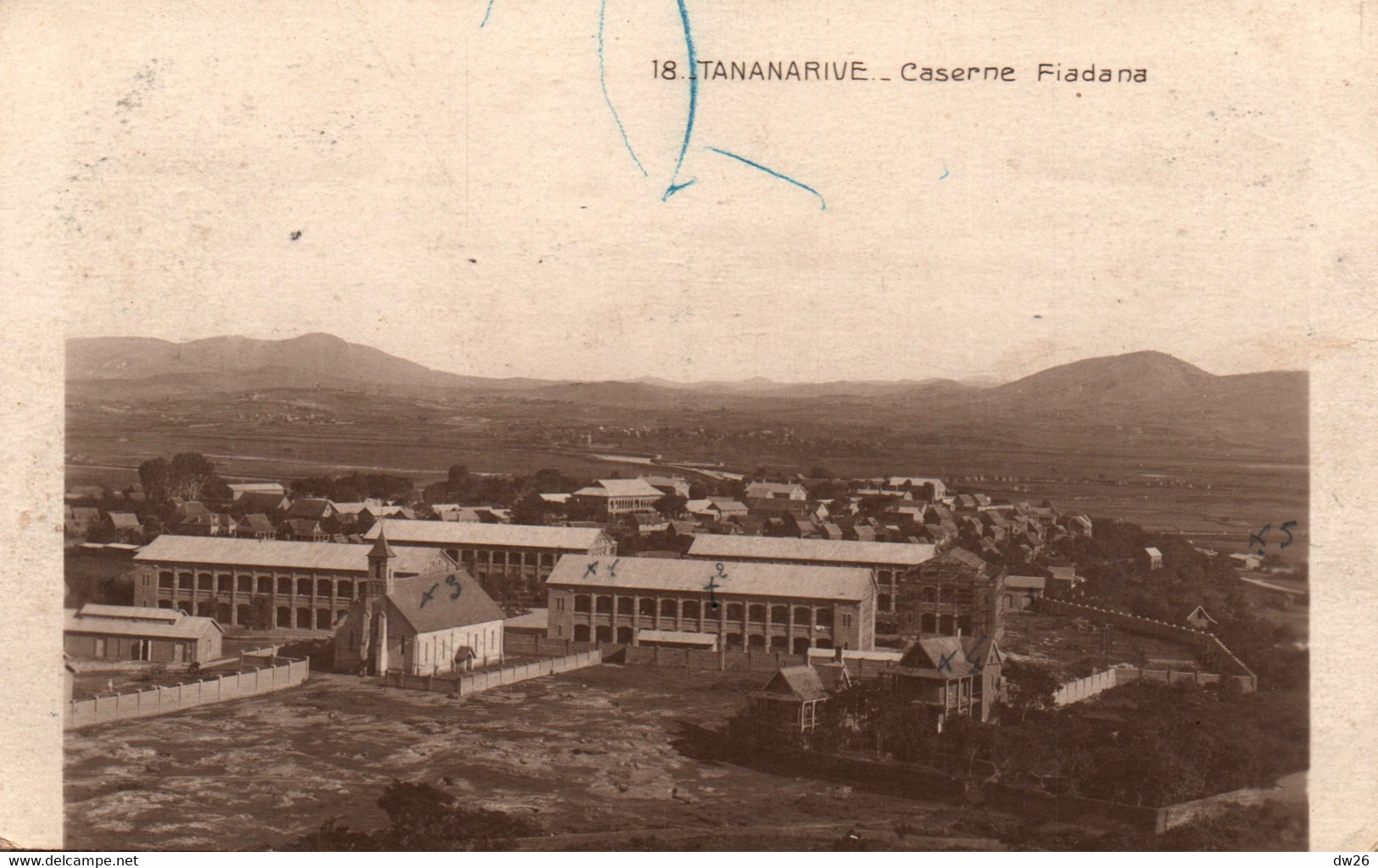 Madagascar - Tananarive - Caserne Fiadana - Carte N° 18 - Afrika