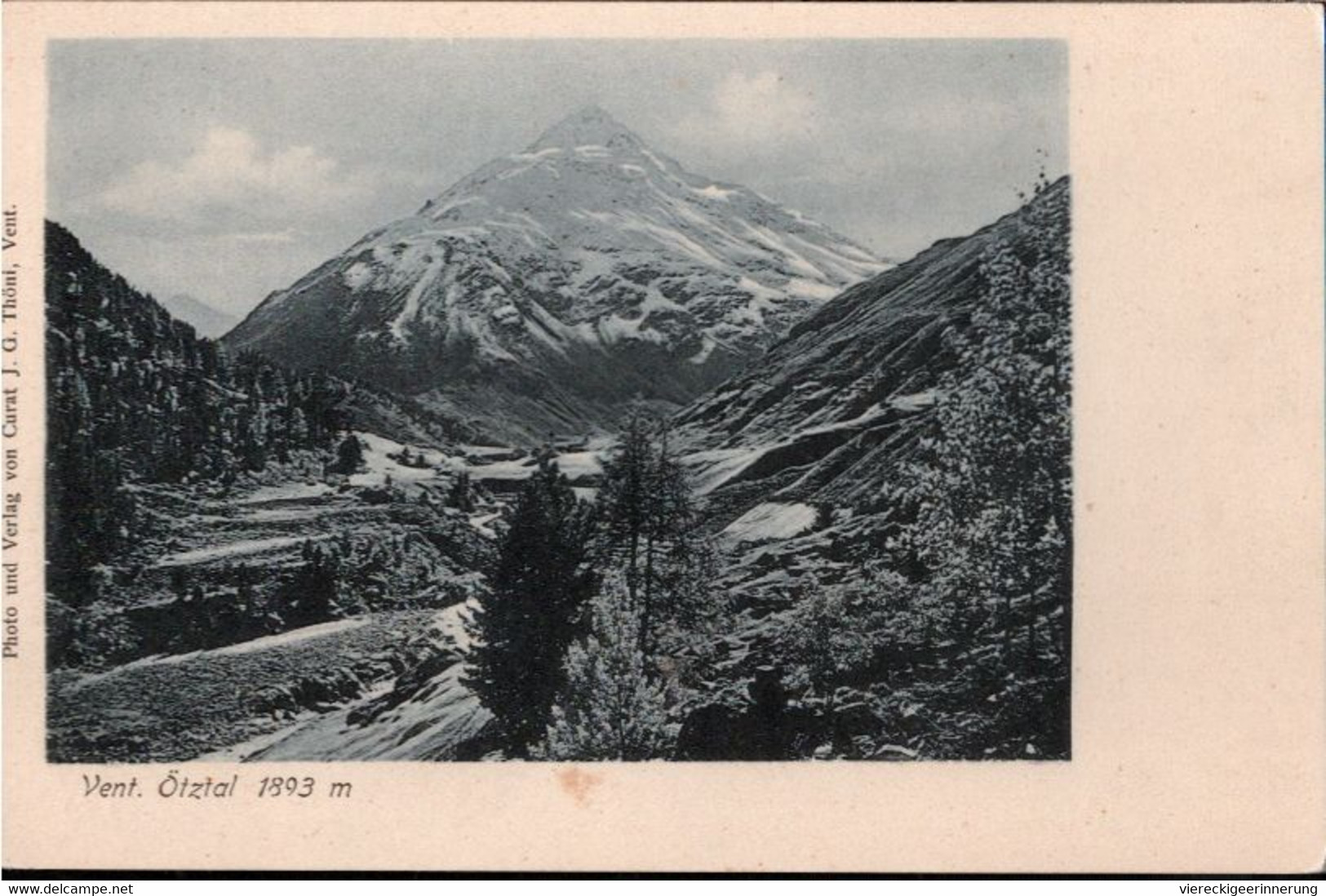 ! Alte Ansichtskarte Vent Gem. Sölden, Ötztal - Sölden