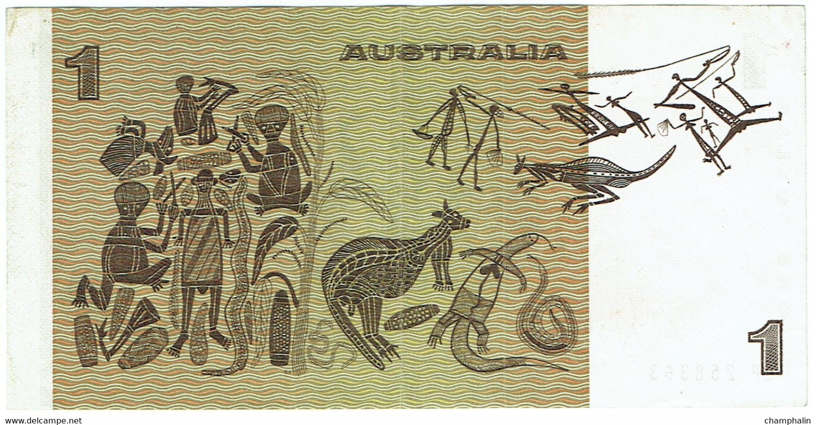 Australie - Billet De 1 Dollars - Elizabeth II - P42d - 1974-94 Australia Reserve Bank