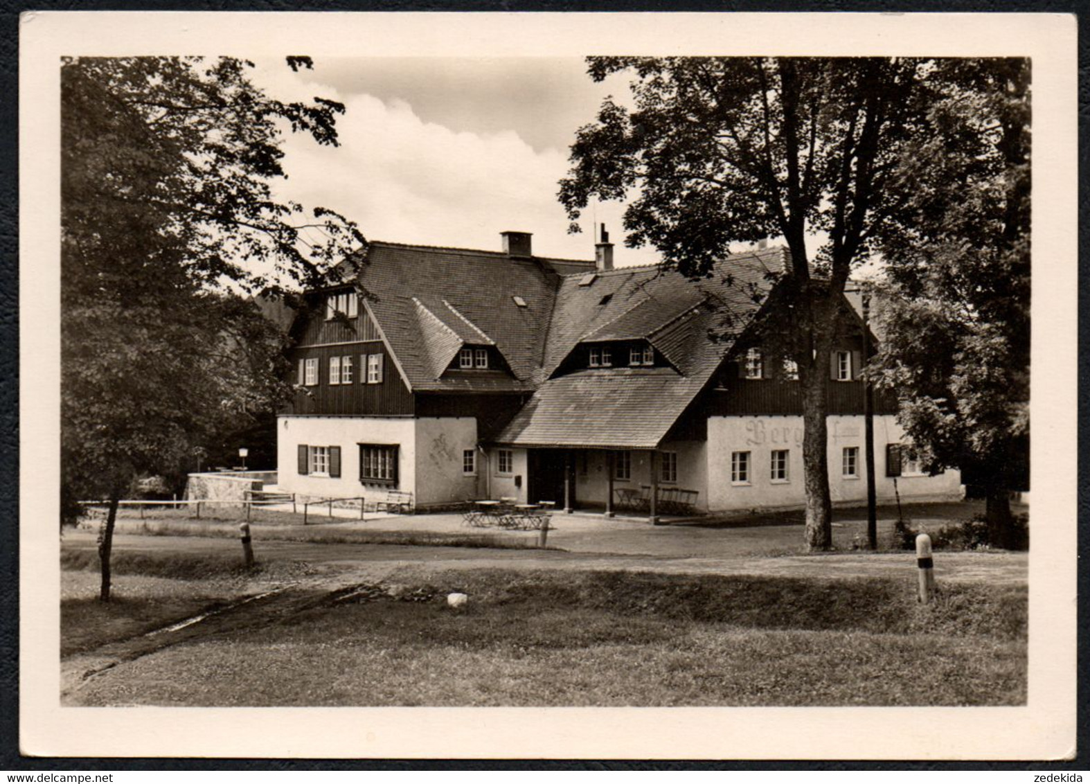 D1855 - Jöhstadt - Der Berghof Gaststätte - Fototypia - Verlag Kunhardt & Lindner Glauchau - Jöhstadt