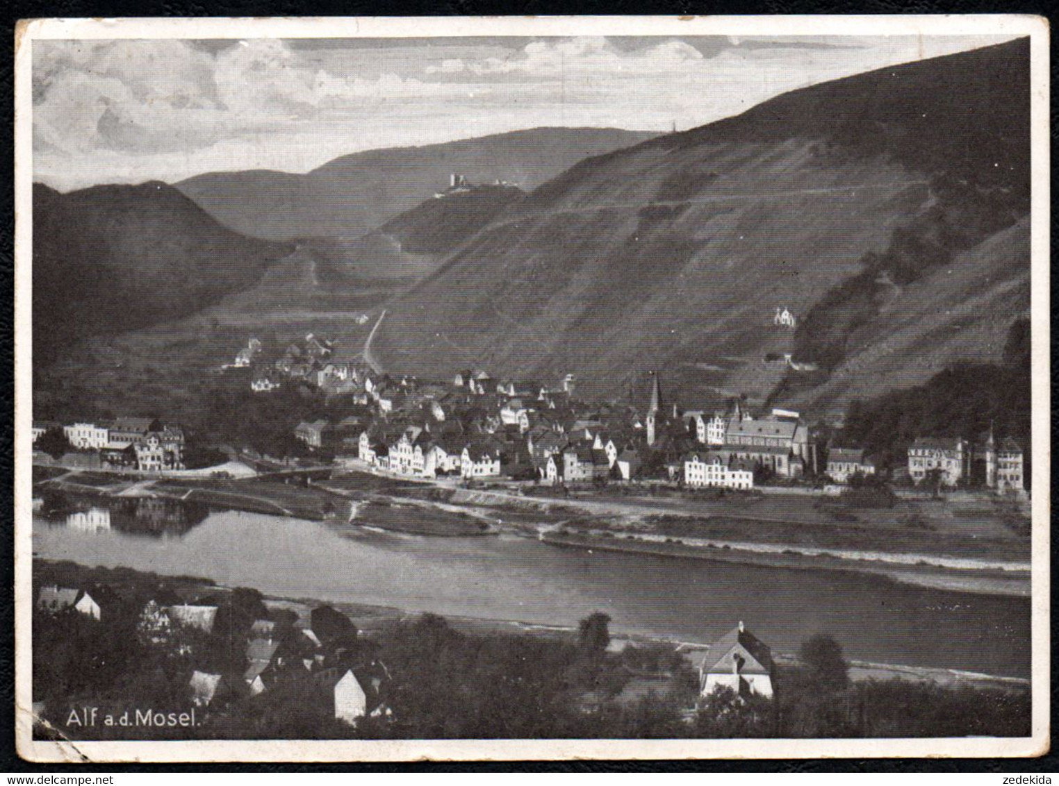 D7867 - Alf A.d. Mosel - Photo Elektronen Postkarte - Jakob Kron - Alf-Bullay