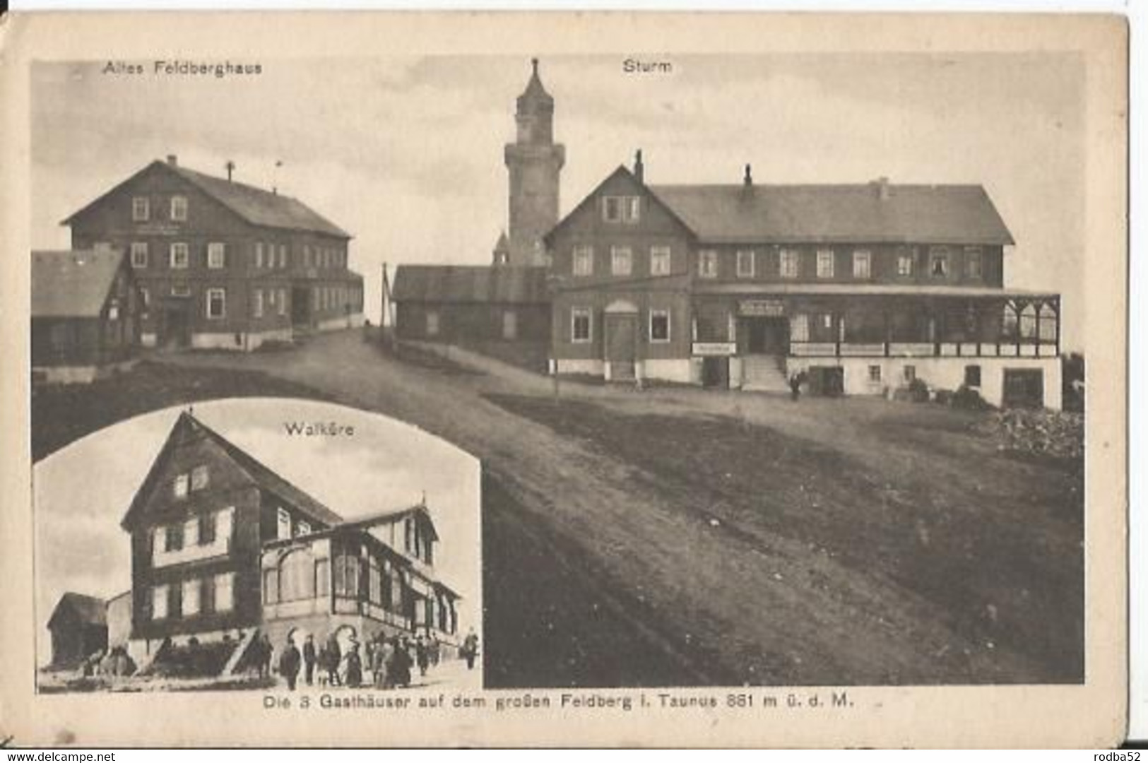 CPA - AK - Die 3 Gastahuser Auf Dem Grossen Feldberg I. Taunus - Taunus