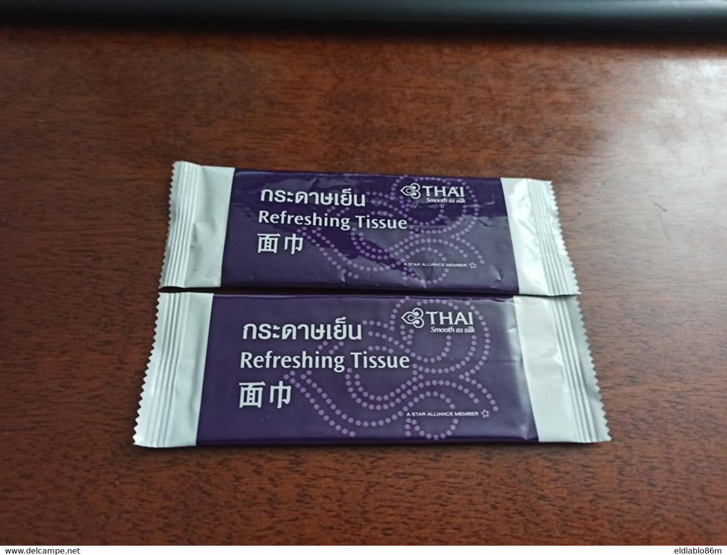 GADGET THAI AIRWAYS - REFRESHING TISSUE - 2 PCS - Giveaways