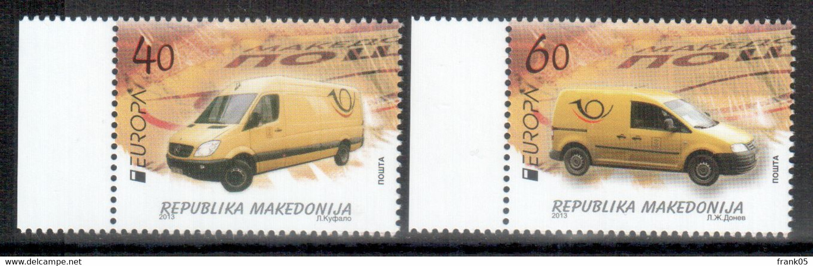 Makedonien / Macedonia / Macedonie 2013 Satz/set EUROPA ** - 2013