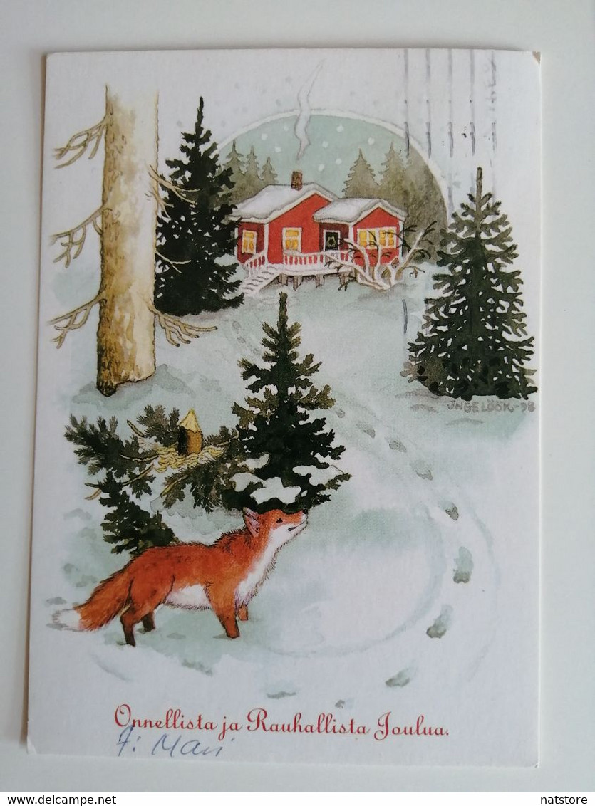 1998..FINLAND ...VINTAGE POSTCARD WITH STAMP..CHRISTMAS - Brieven En Documenten