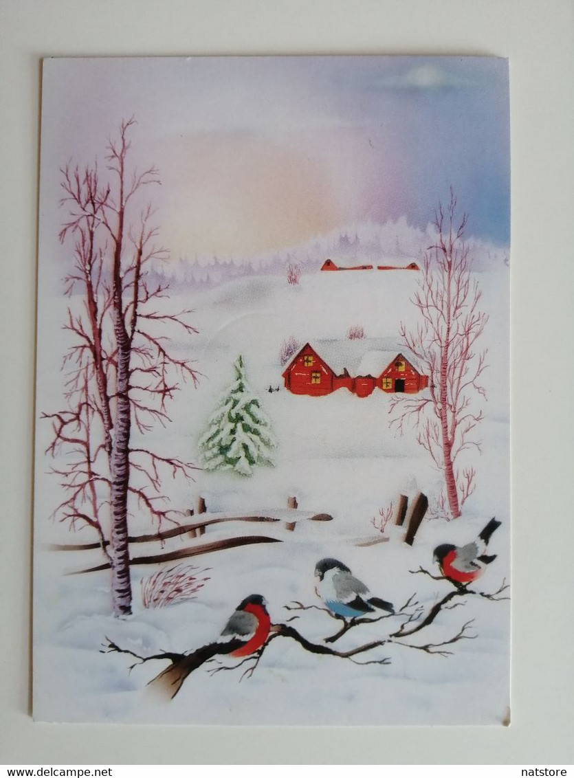 1993..FINLAND ...VINTAGE POSTCARD WITH STAMP..CHRISTMAS - Storia Postale