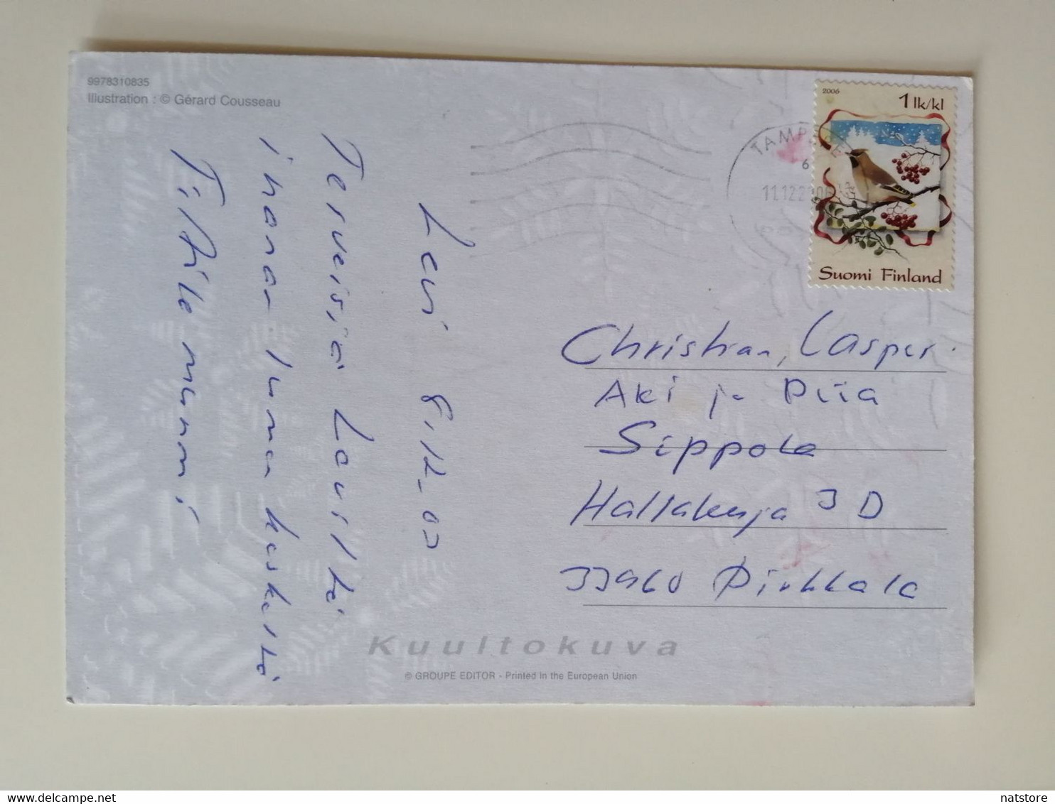 2006..FINLAND ...VINTAGE POSTCARD WITH STAMP..CHRISTMAS - Lettres & Documents