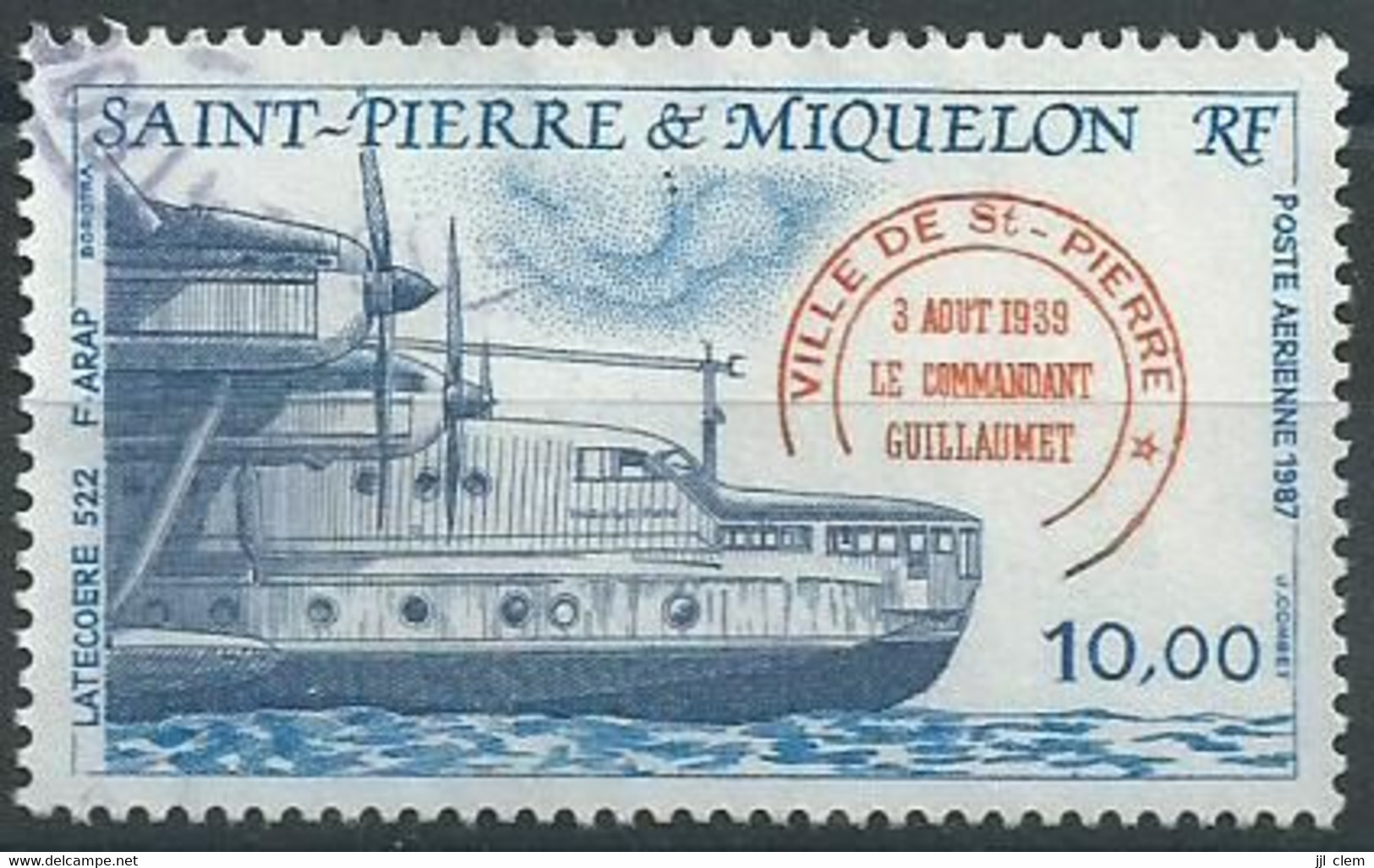 S P M Poste Aérienne N° 65  Obl - Used Stamps