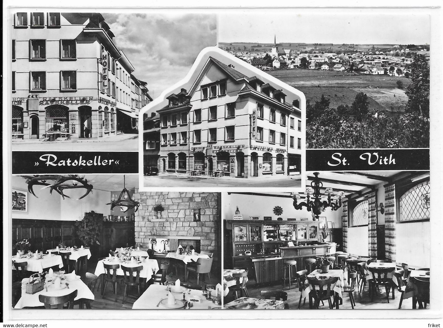 - 415 -  ST VITH  Hotel Restaurant  Ratskeller (grand Format ) 5vues - Sankt Vith