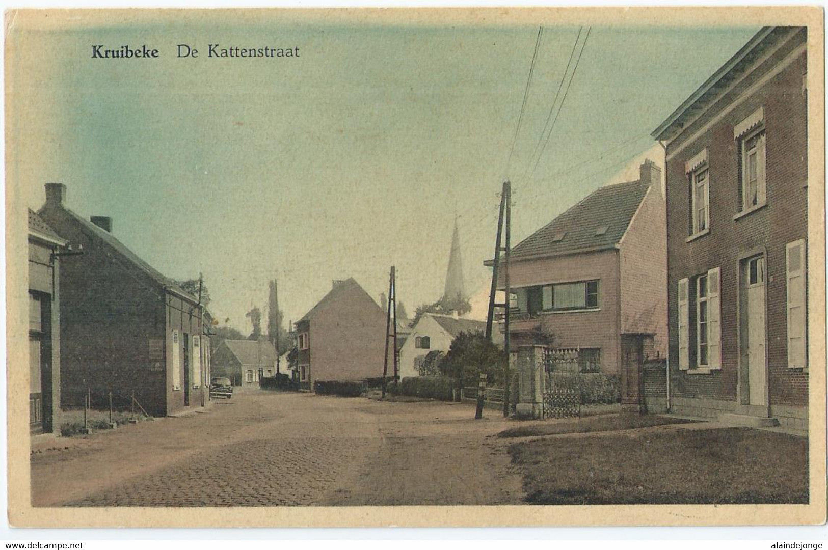 Kruibeke - De Kattenstraat - Uitgave J. De Cleen - Kruibeke