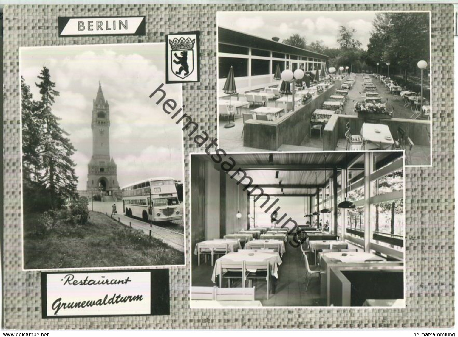 Berlin - Restaurant Grunewaldturm - Karin Schrader - Foto-Ansichtskarte - Verlag Herbert Meyerheim Berlin - Grunewald