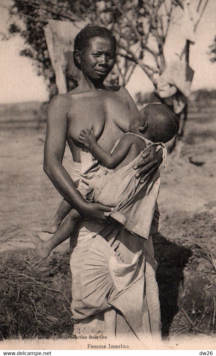 Ethnologie - Madagascar - Femme Imerina Donnant Le Sein à Son Bébé - Edition Ducrocq - Carte Non Circulée - Africa