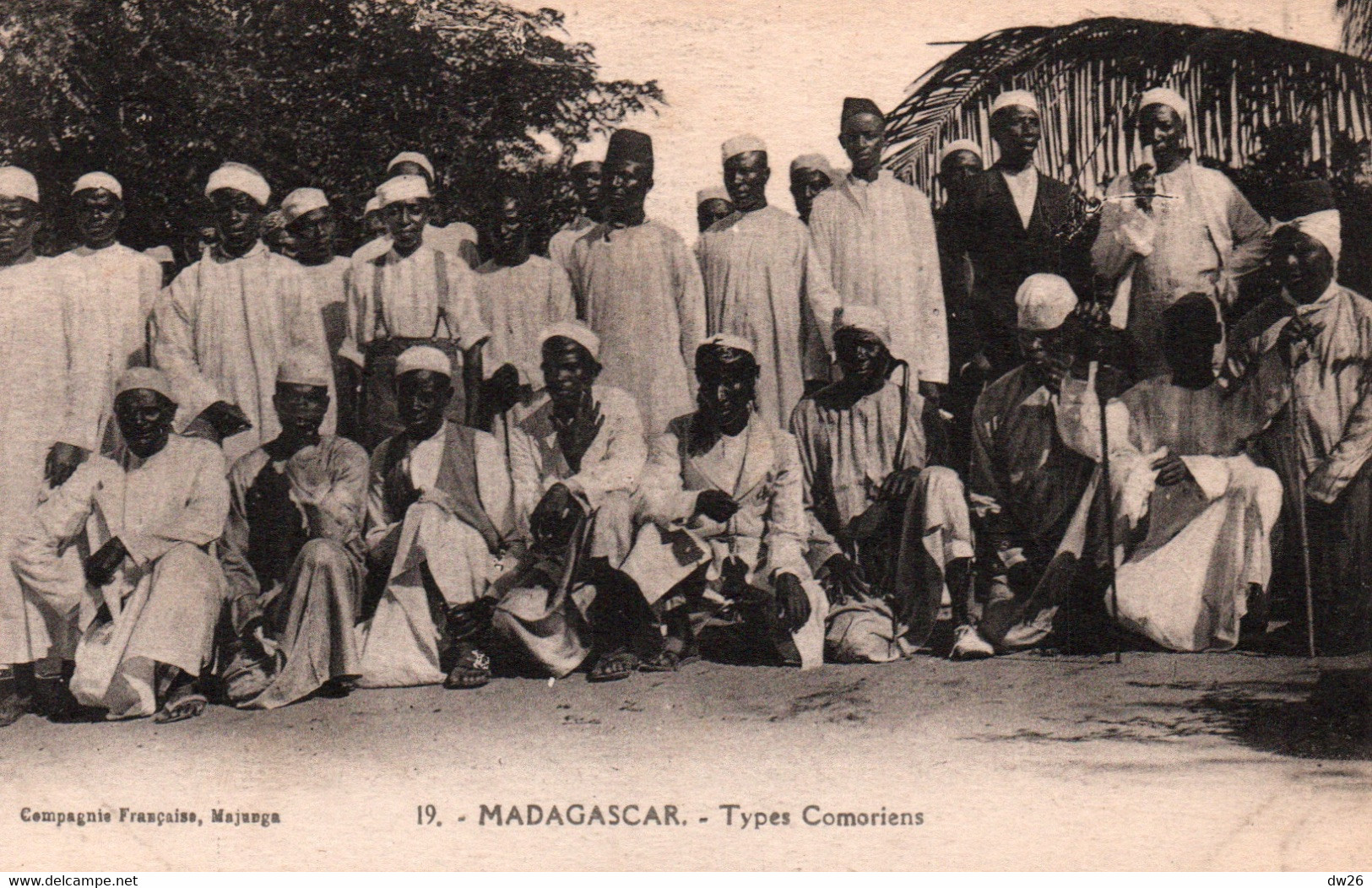 Ethnologie - Madagascar - Types Comoriens - Compagnie Française, Majunga - Carte N° 19 Non Circulée - África