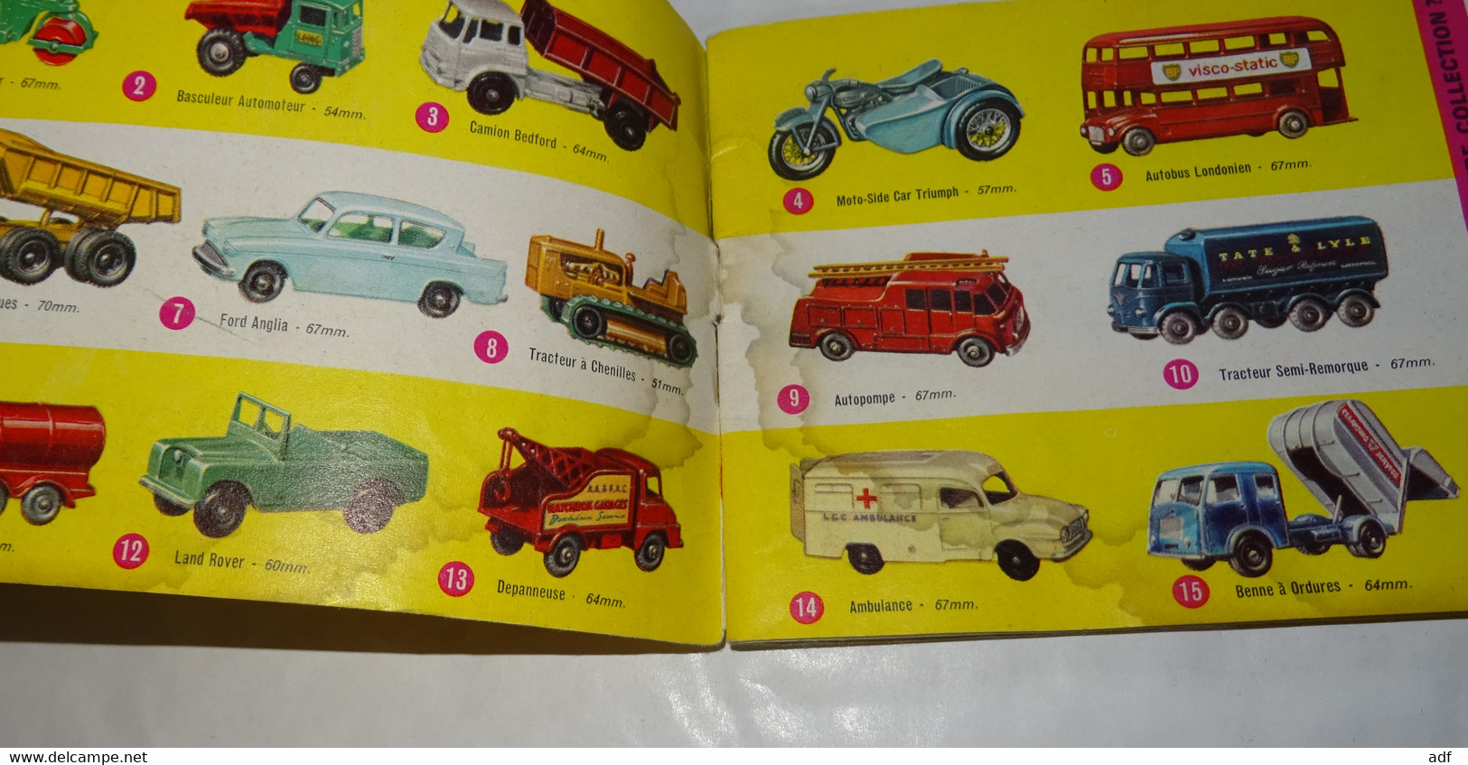 ANCIEN LIVRET CATALOGUE DU COLLECTIONNEUR MATCHBOX, 1964, JOUETS, VEHICULES, VOITURES - Sonstige & Ohne Zuordnung