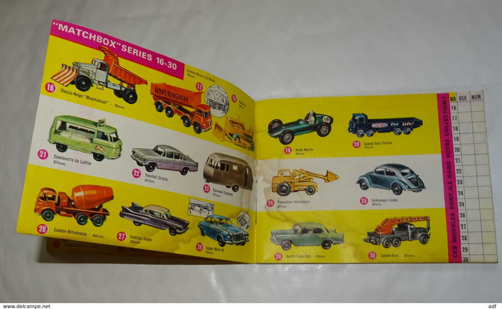 ANCIEN LIVRET CATALOGUE DU COLLECTIONNEUR MATCHBOX, 1964, JOUETS, VEHICULES, VOITURES - Sonstige & Ohne Zuordnung
