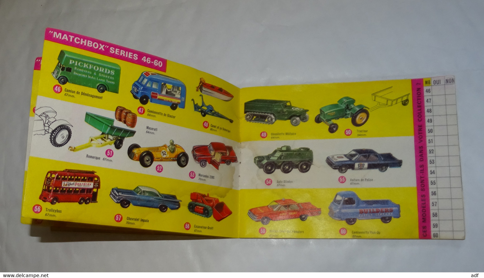 ANCIEN LIVRET CATALOGUE DU COLLECTIONNEUR MATCHBOX, 1964, JOUETS, VEHICULES, VOITURES