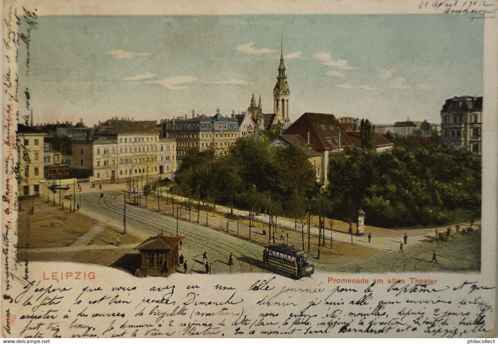 Leipzig // Promenade Alten Theater 1903 - Leipzig