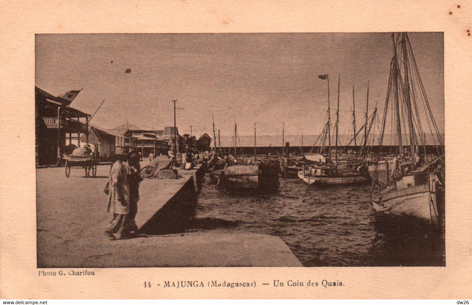 Madagascar - Majunga - Un Coin Des Quais, Bateaux De Pêche - Photo G. Charifou - Carte N° 14 - África