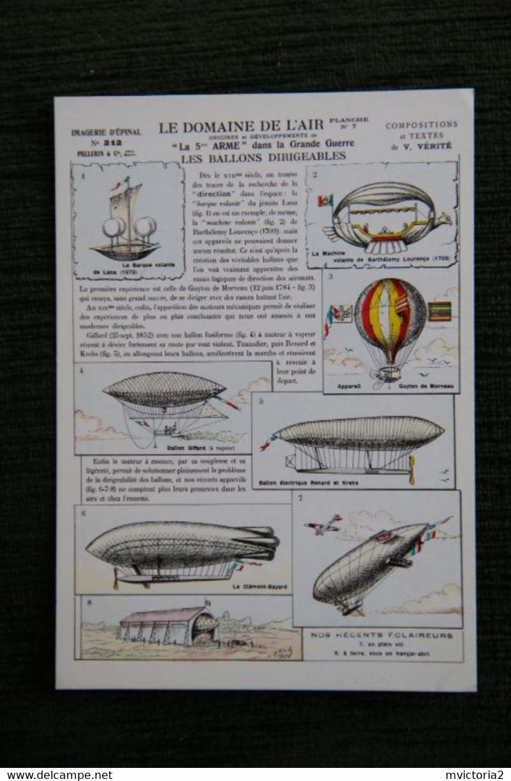 Le Domaine De L'Air , La 5ème Armée Dans La Guerre : Les Ballons Dirigeables. - Dirigeables