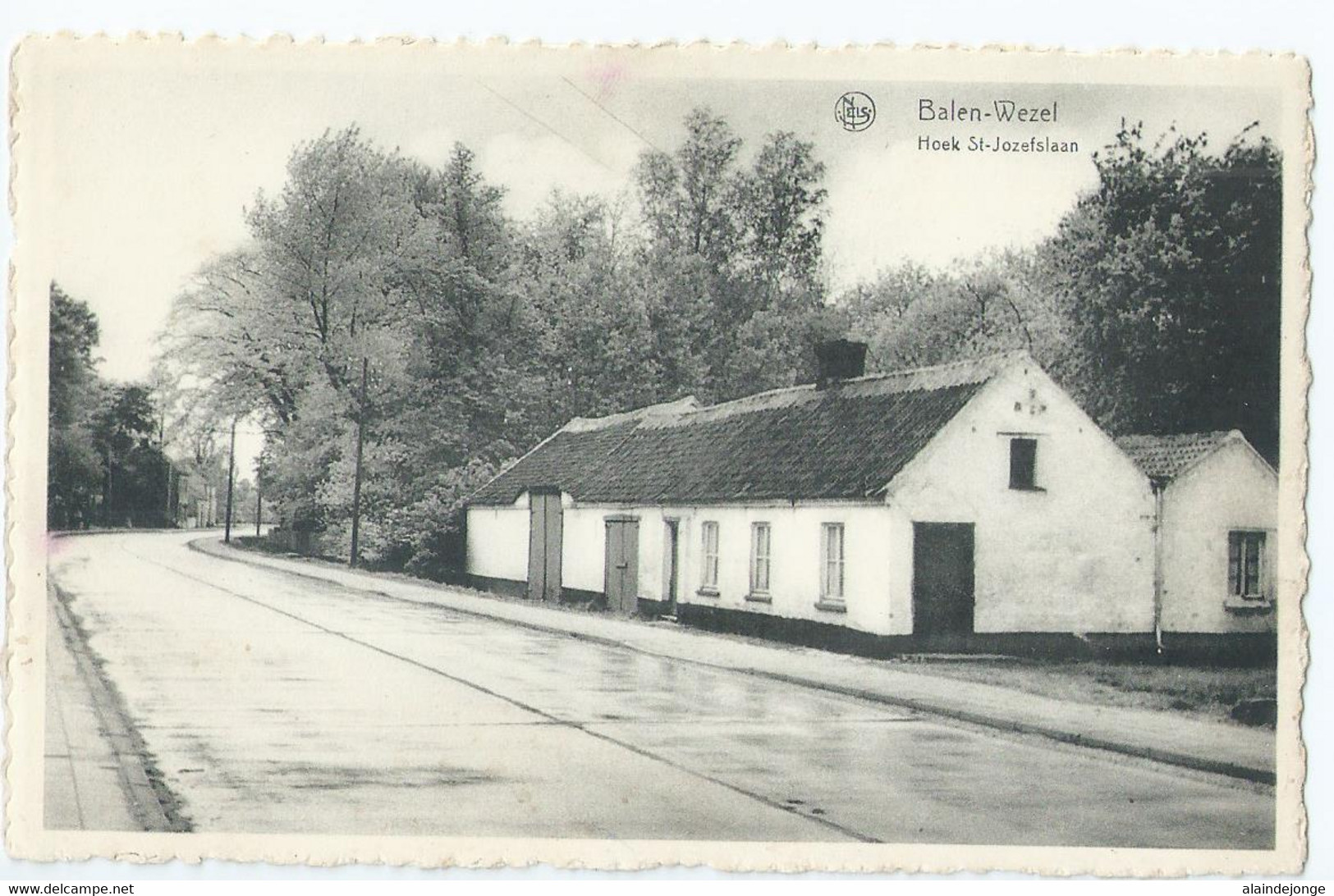 Balen-Wezel - Hoek St-Jozefslaan - Uitg. Alf. Mangelschots-De Locht, Balen-Wezel - Balen