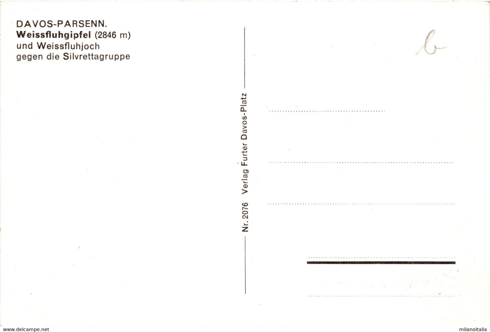 Davos-Parsenn - Weissfluhgipfel (2076) (b) - Other & Unclassified