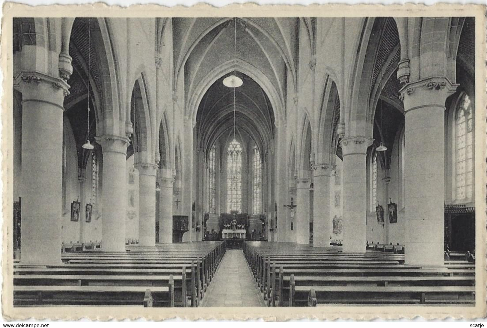 Lommel   -   Binnenzicht Kerk. - Lommel