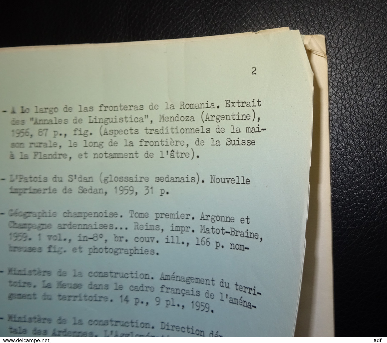 LIVRET 1959 BIBLIOGRAPHIE ARDENNAISE, SOCIETE D'ETUDES ARDENNAISES, ARCHIVES DEPARTEMENTALES A MEZIERES, ARDENNES - Champagne - Ardenne