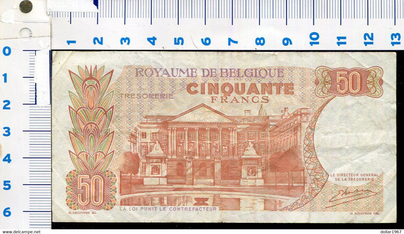 België 50 Frank 14-5- 1966 -NO: 1356 Z 6146 - 50 Francs