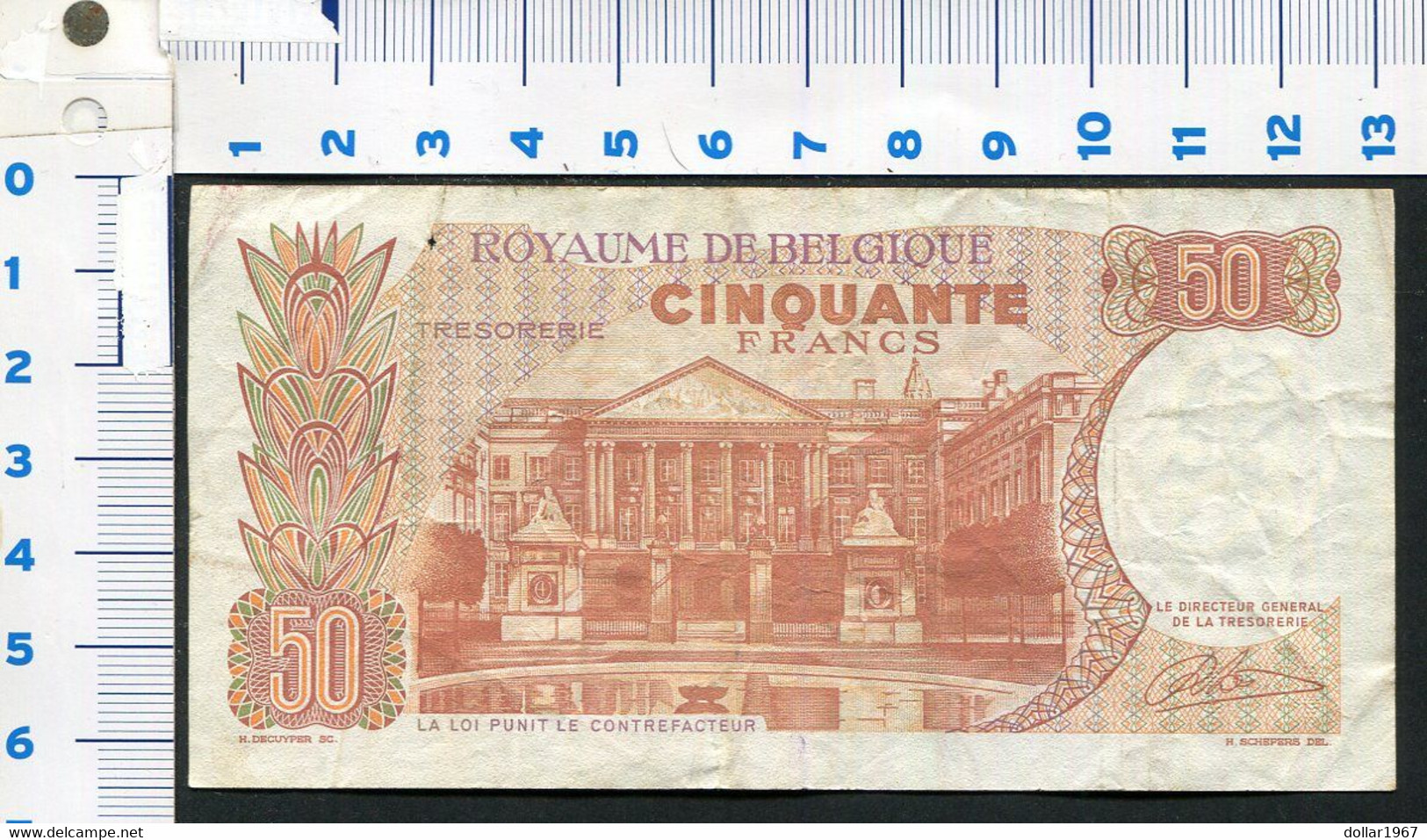 België 50 Frank 14-5- 1966 -NO: 1407 J 4815 - 50 Francs