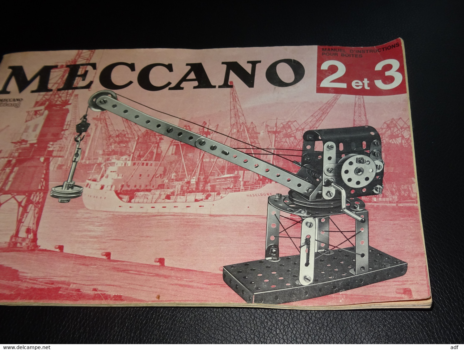 ANCIEN MANUEL D'INSTRUCTIONS POUR BOITES 2 ET 3 MECCANO TRIANG - Meccano